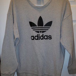 Adidas Trefoil Waffle Sweatshirt. Men's M. Good Condition. Pre-Owned